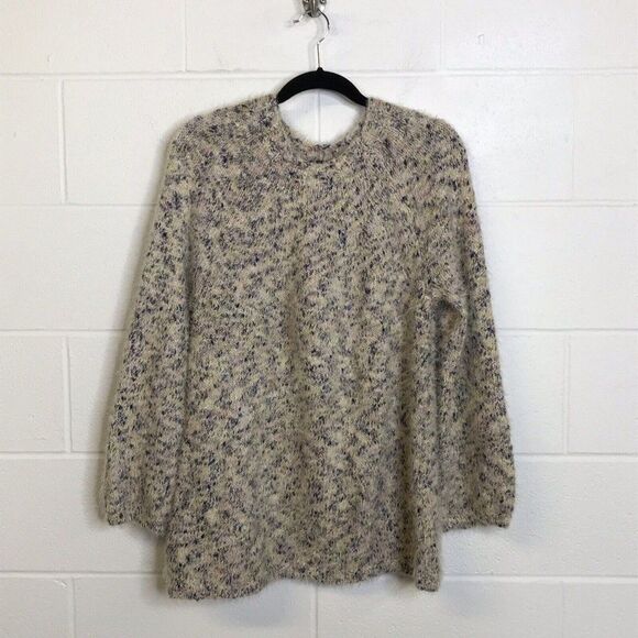 Lou & Grey Womens Confetti Sweater Speckled Fuzzy Soft Long Sleeve Size Medium - Picture 1 of 10